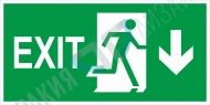 Emergency exit down - variant 1 EN