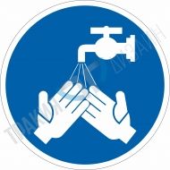 Hands must be washed